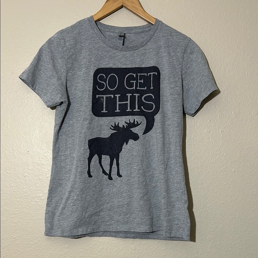 Sam Winchester “So Get This” Moose Tee Shirt